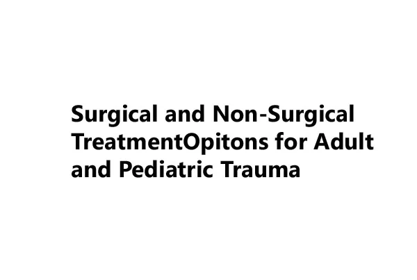 Surgical and Non-Surgical Treatment